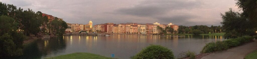 Portofino Bay scene